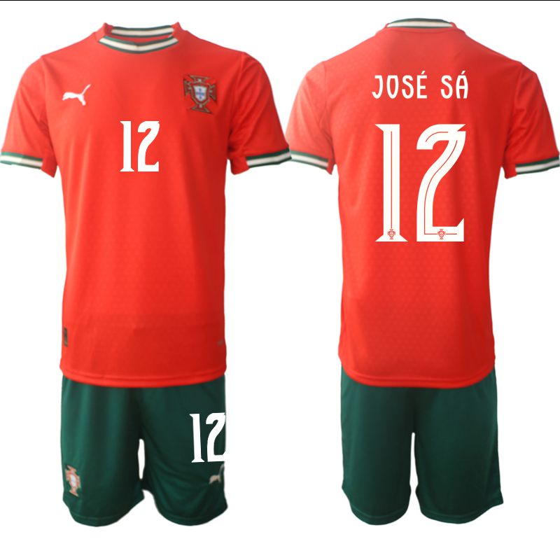 Men 2025-2026 Season Portugal home red 12 Soccer Jersey